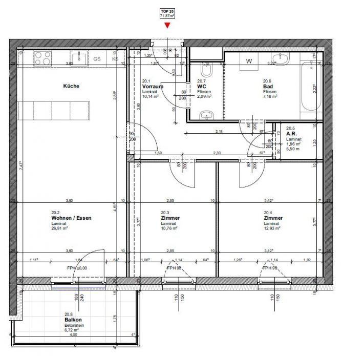 Immobilie von Wien-Süd in 2630 Ternitz-Pottschach, Webereistraße 6, Bauteil 2 #4